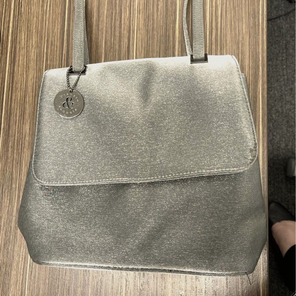 Frankie & Johnnie gray purse !! RARE!~